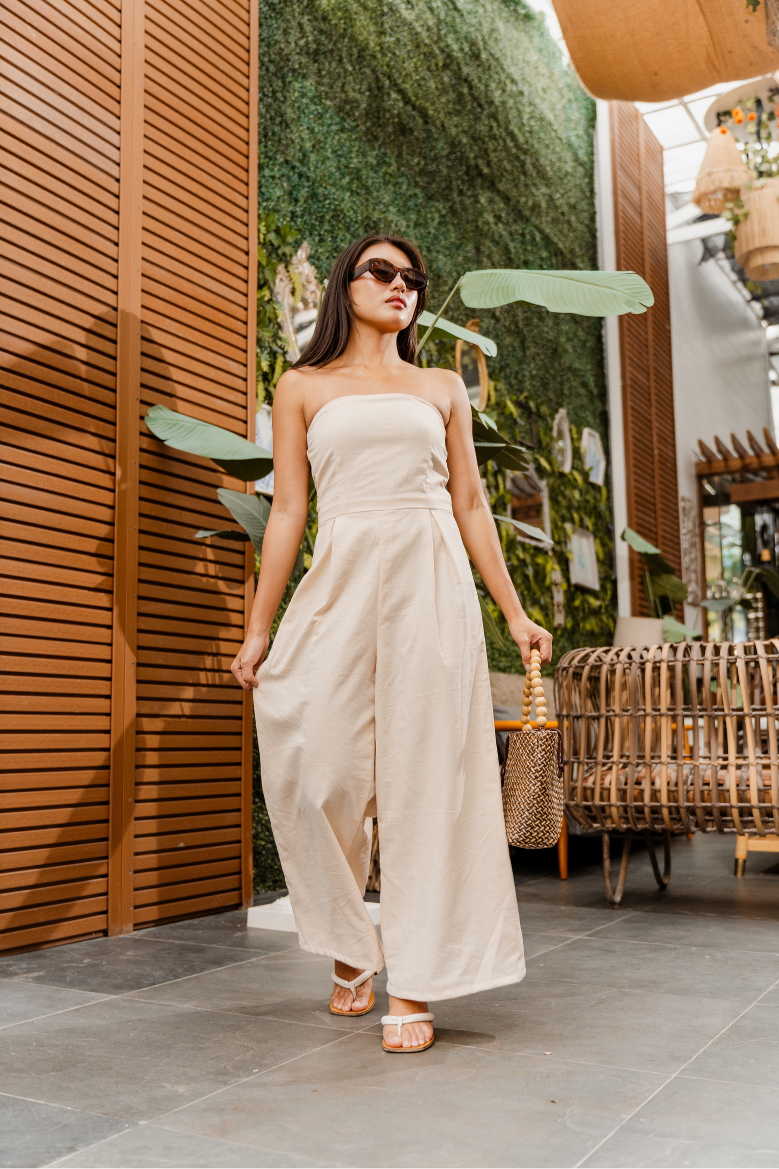 Alon Jumpsuit in Sand