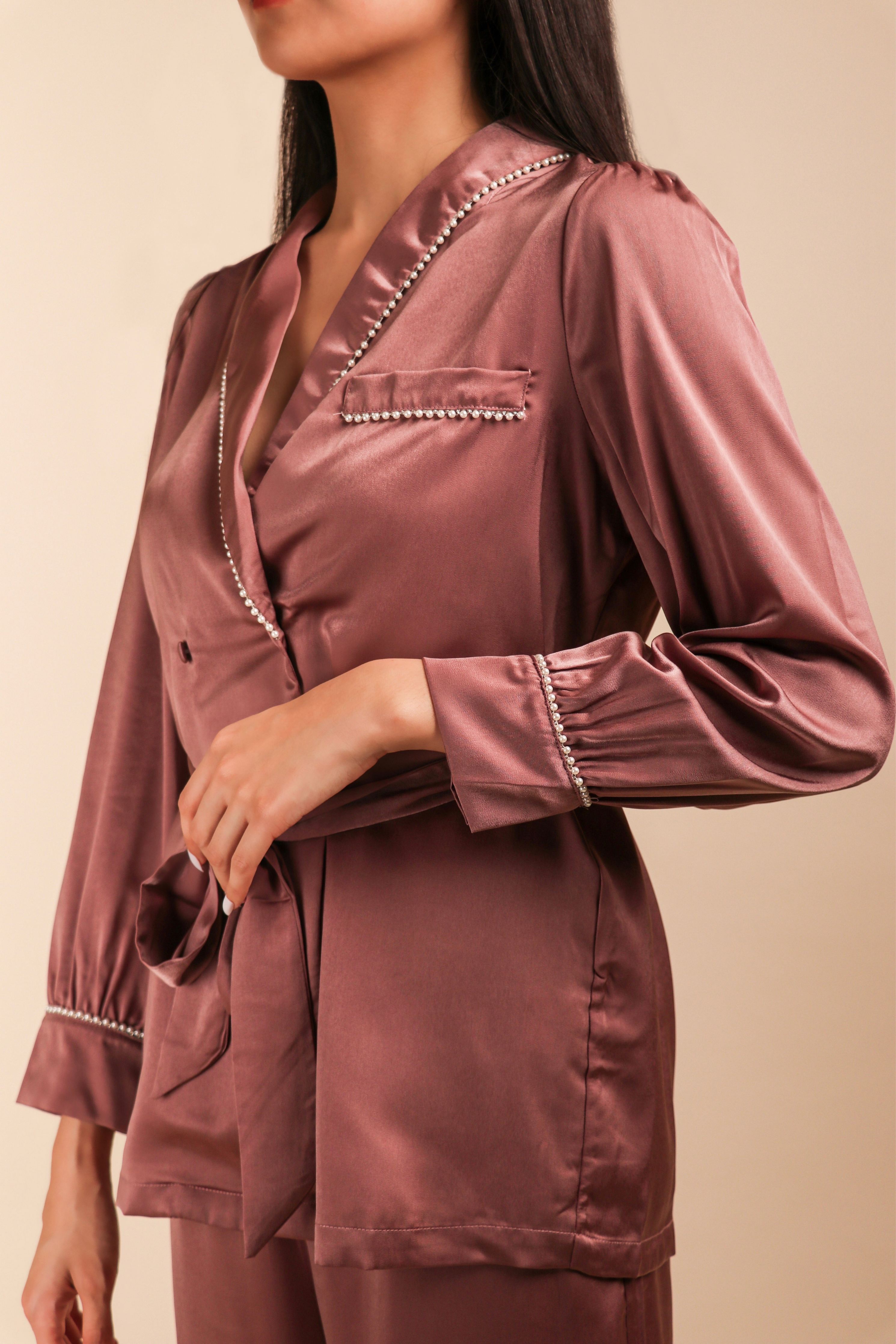 Brigette Set in Mauve
